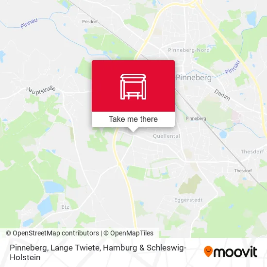 Карта Pinneberg, Lange Twiete