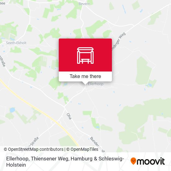 Ellerhoop, Thiensener Weg map