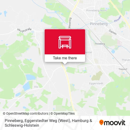 Карта Pinneberg, Eggerstedter Weg (West)
