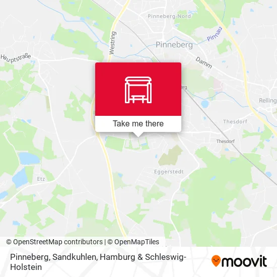 Карта Pinneberg, Sandkuhlen