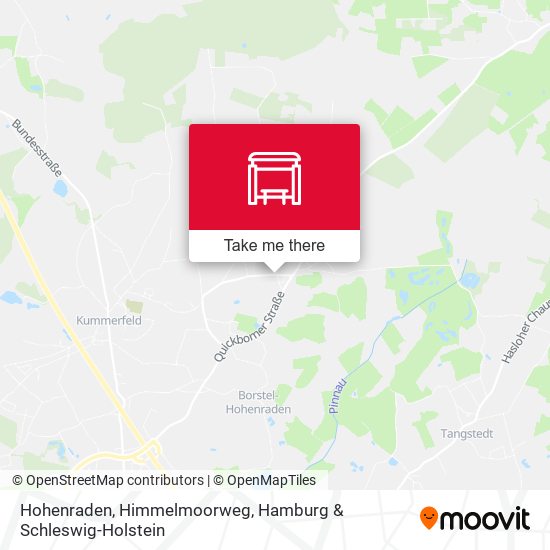 Hohenraden, Himmelmoorweg map