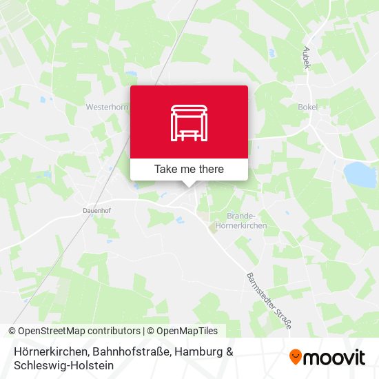 Hörnerkirchen, Bahnhofstraße map