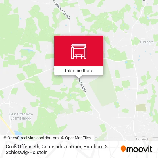 Карта Groß Offenseth, Gemeindezentrum