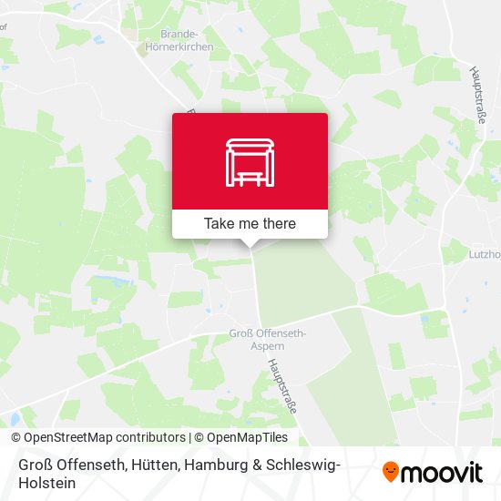 Groß Offenseth, Hütten map