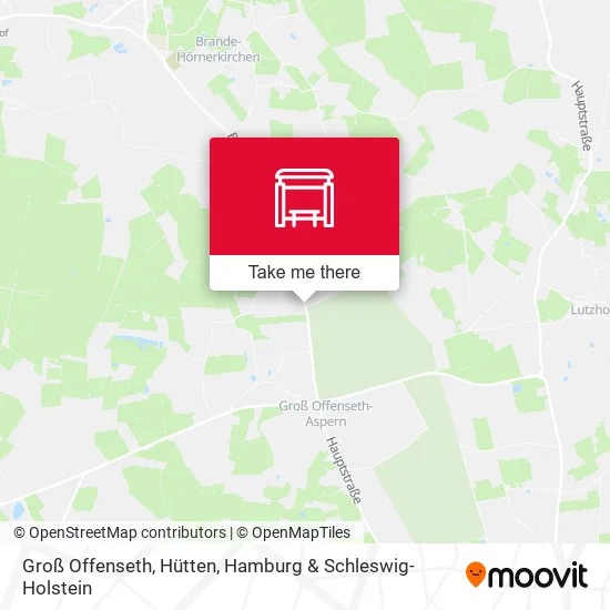 Карта Groß Offenseth, Hütten
