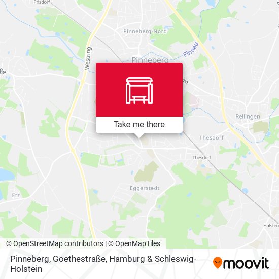 Pinneberg, Goethestraße map