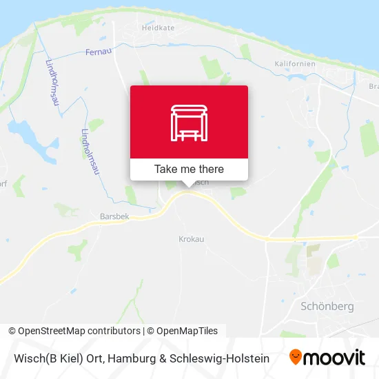 Карта Wisch(B Kiel) Ort