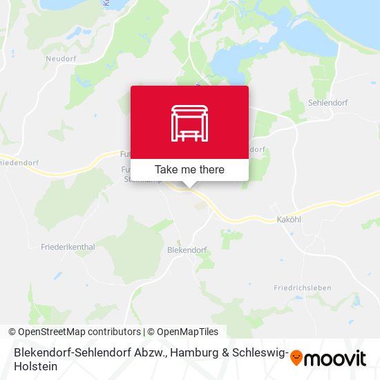 Blekendorf-Sehlendorf Abzw. map