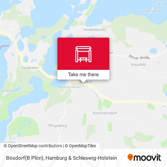 Bösdorf(B Plön) map