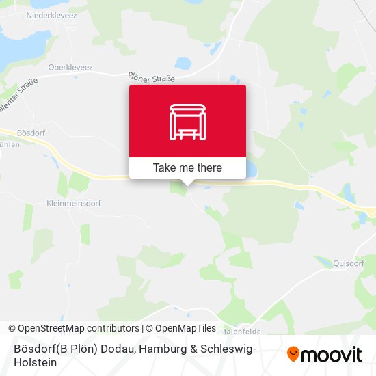 Bösdorf(B Plön) Dodau map