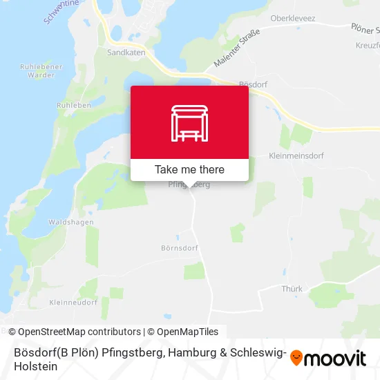 Карта Bösdorf(B Plön) Pfingstberg