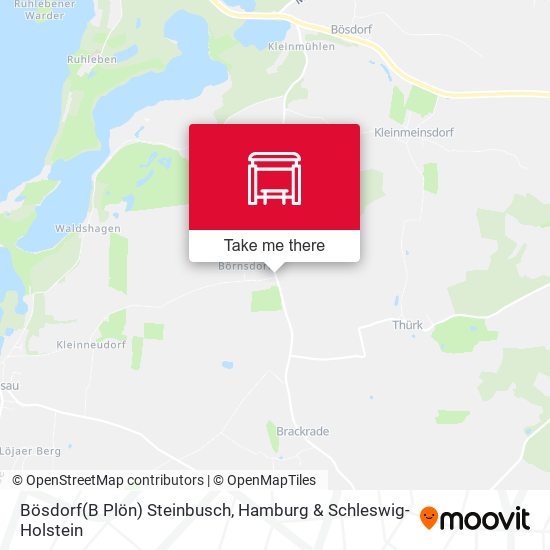 Bösdorf(B Plön) Steinbusch map