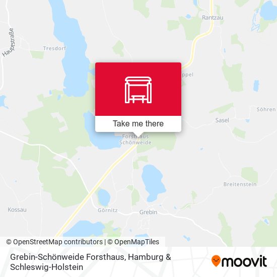Grebin-Schönweide Forsthaus map