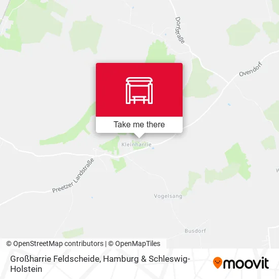 Карта Großharrie Feldscheide