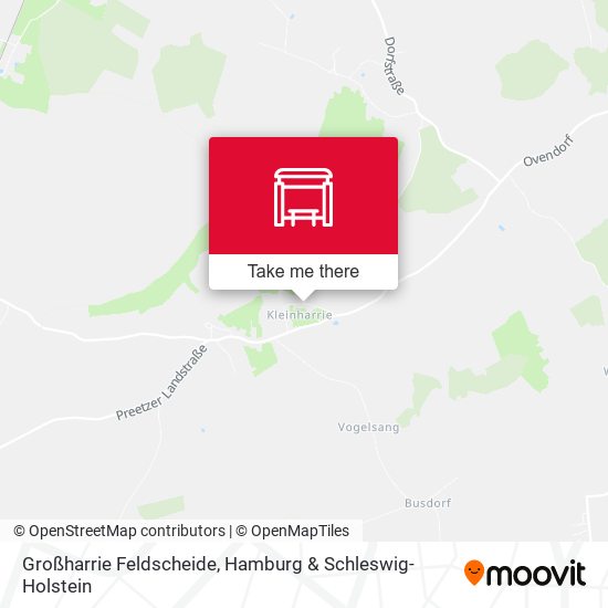 Großharrie Feldscheide map