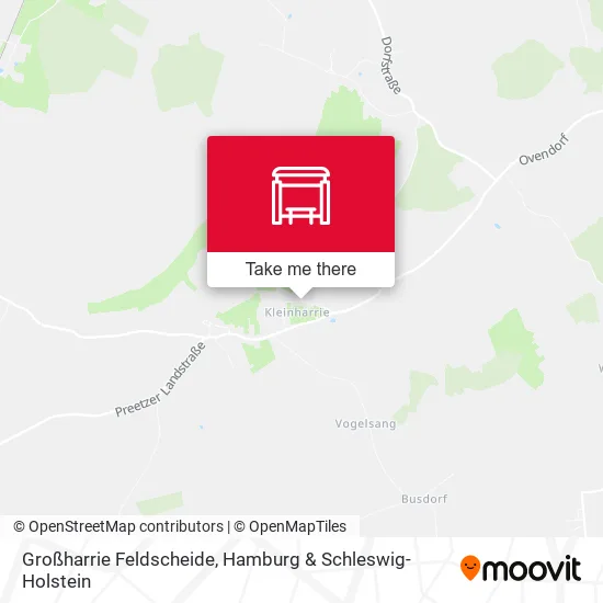 Карта Großharrie Feldscheide
