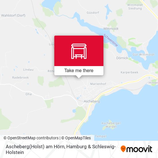 Ascheberg(Holst) am Hörn map