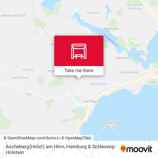 Карта Ascheberg(Holst) am Hörn