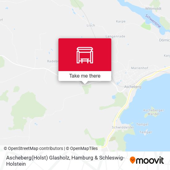 Ascheberg(Holst) Glasholz map