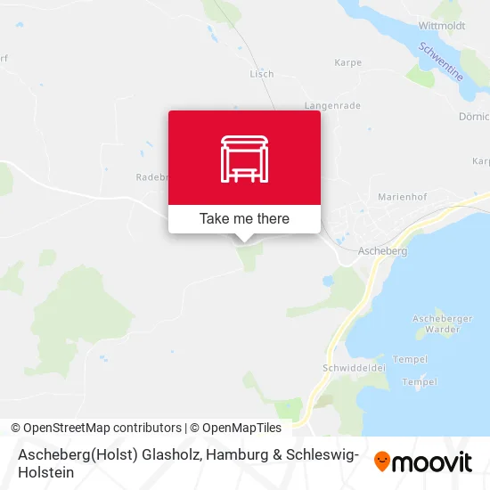 Карта Ascheberg(Holst) Glasholz