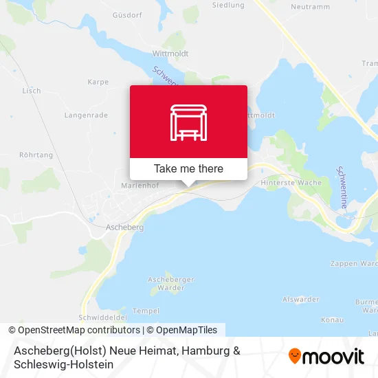 Карта Ascheberg(Holst) Neue Heimat