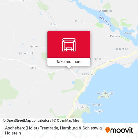 Ascheberg(Holst) Trentrade map