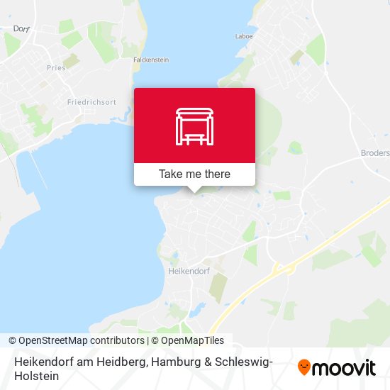 Heikendorf am Heidberg map