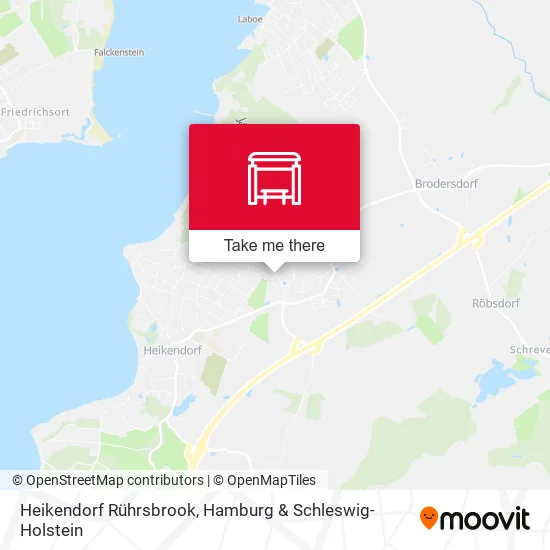 Карта Heikendorf Rührsbrook