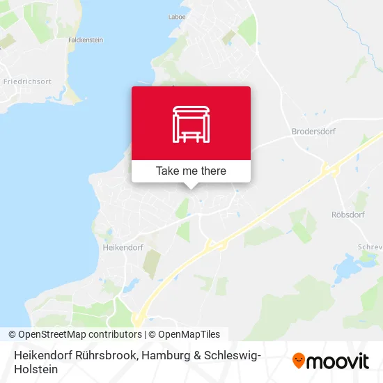 Карта Heikendorf Rührsbrook