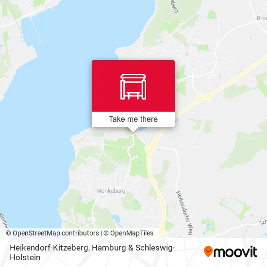 Карта Heikendorf-Kitzeberg
