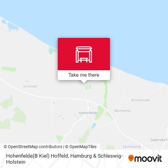 Hohenfelde(B Kiel) Hoffeld map