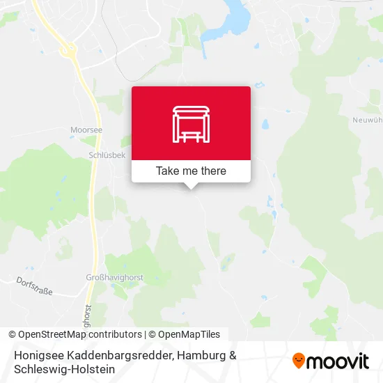 Карта Honigsee Kaddenbargsredder