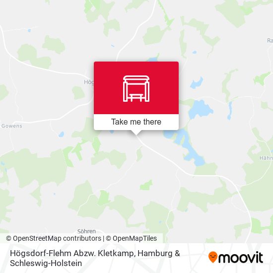 Högsdorf-Flehm Abzw. Kletkamp map