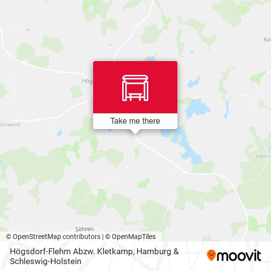 Högsdorf-Flehm Abzw. Kletkamp map