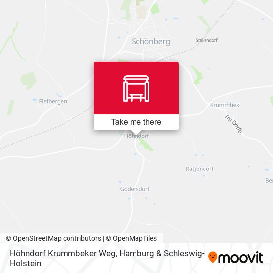 Höhndorf Krummbeker Weg map