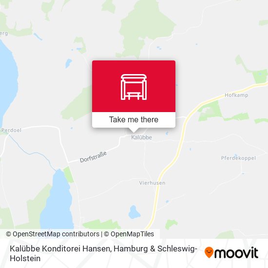 Kalübbe Konditorei Hansen map