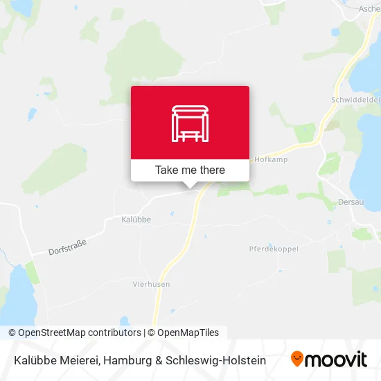 Карта Kalübbe Meierei