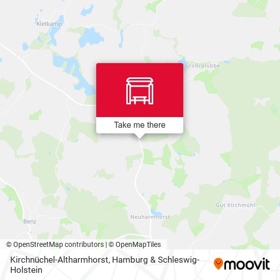 Kirchnüchel-Altharmhorst map