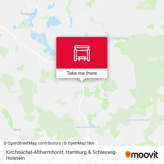 Карта Kirchnüchel-Altharmhorst
