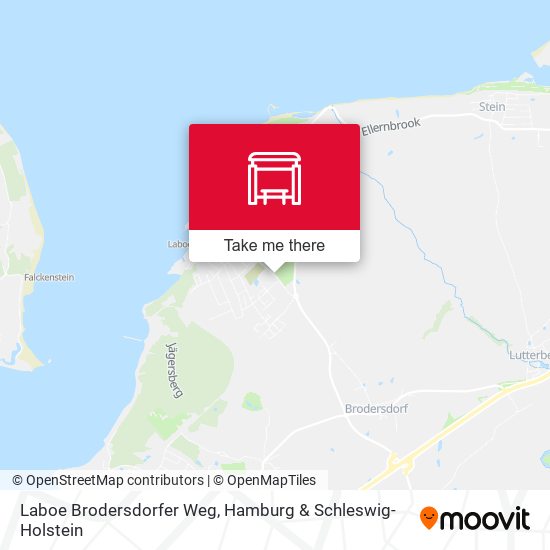Laboe Brodersdorfer Weg map
