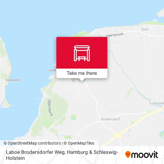 Карта Laboe Brodersdorfer Weg