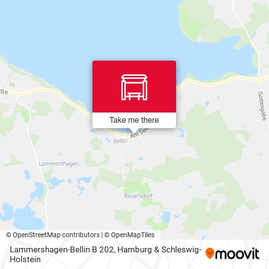 Lammershagen-Bellin B 202 map