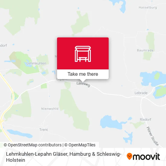 Карта Lehmkuhlen-Lepahn Gläser