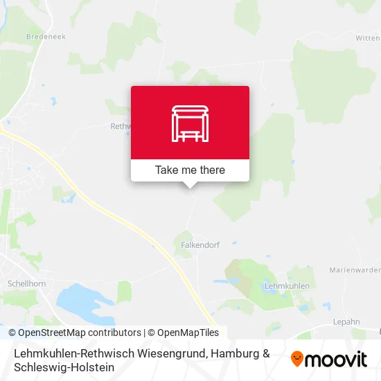 Карта Lehmkuhlen-Rethwisch Wiesengrund