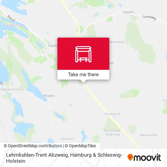 Карта Lehmkuhlen-Trent Abzweig