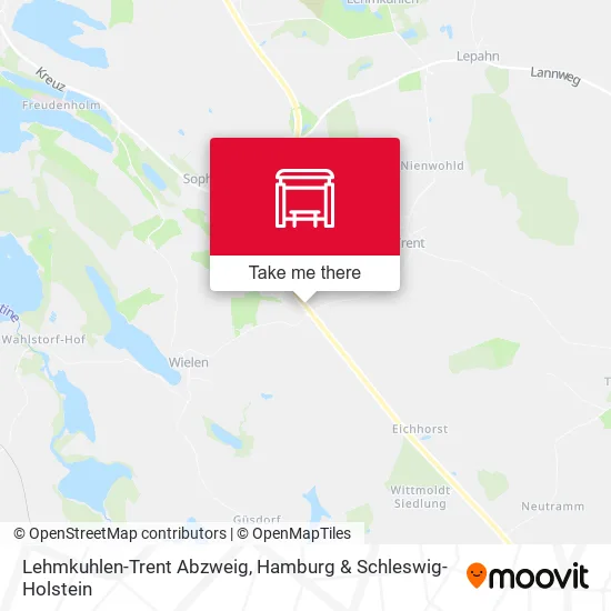 Карта Lehmkuhlen-Trent Abzweig