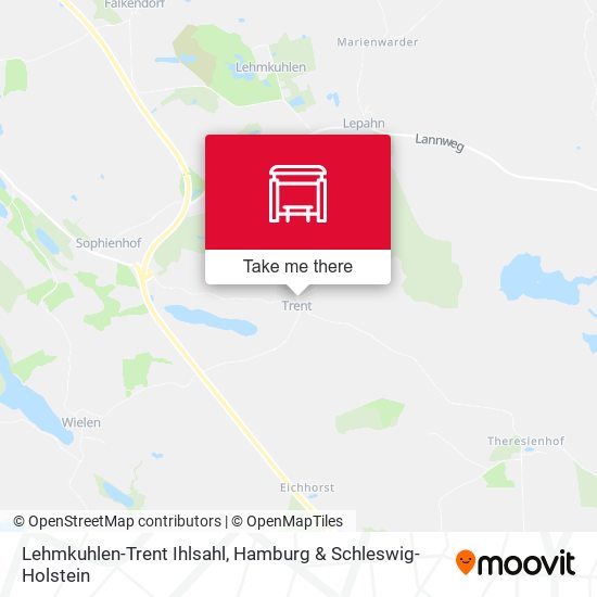 Lehmkuhlen-Trent Ihlsahl map