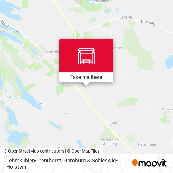 Карта Lehmkuhlen-Trenthorst