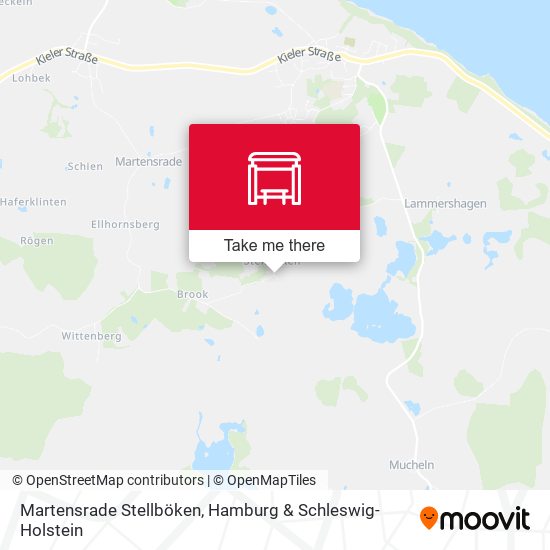 Martensrade Stellböken map