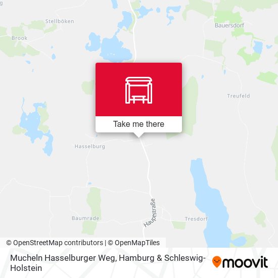 Mucheln Hasselburger Weg map